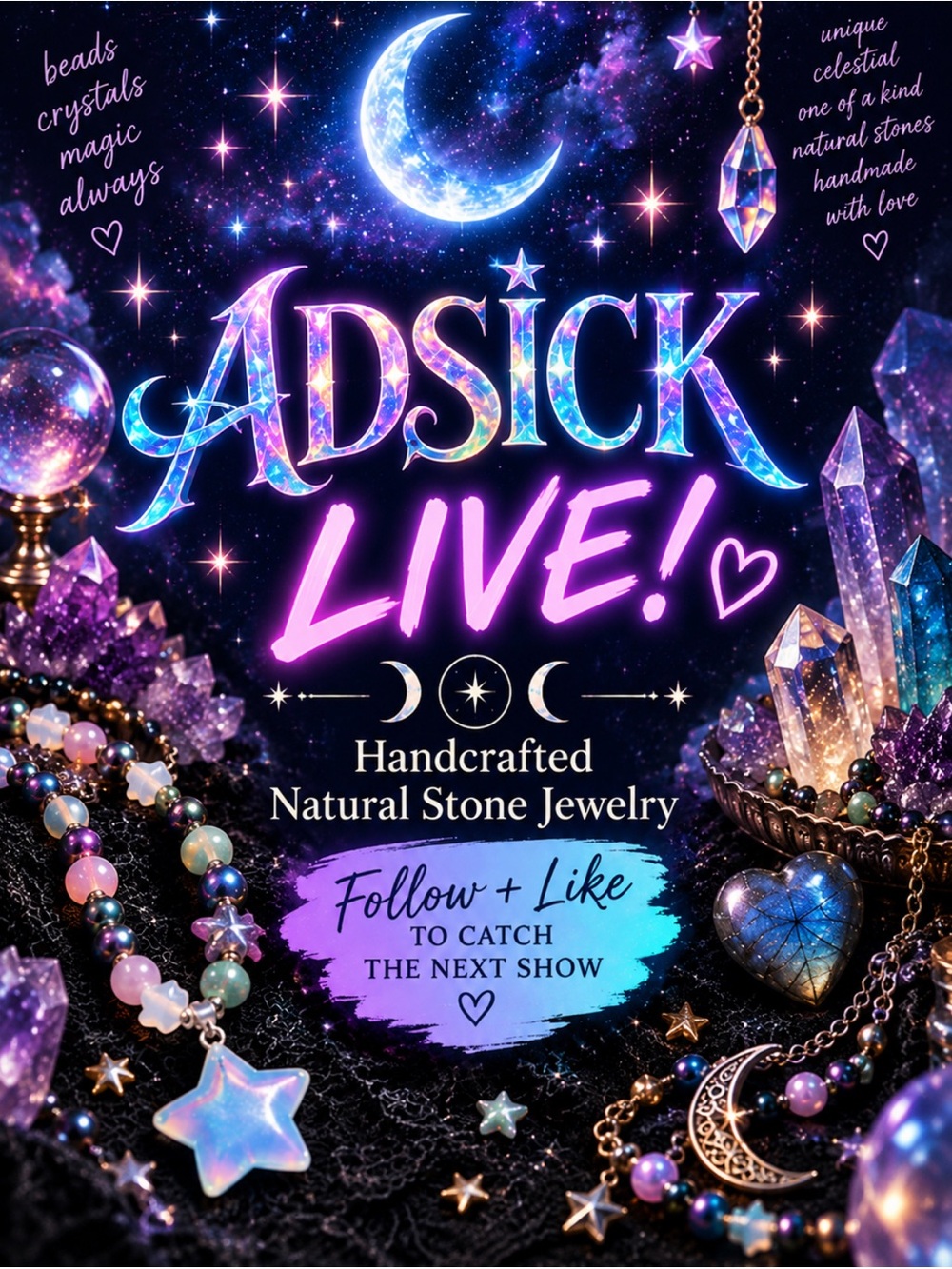 āØADSICKāS LIVEš®š©µššš